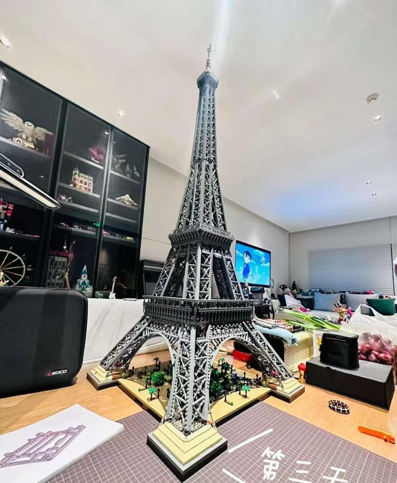 Bebricks 10307 Eiffel Tower Building block Famous Architecture Sieries building toy 10000pcs+ brick toy