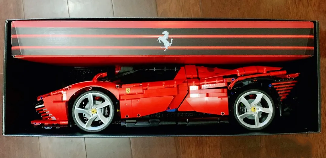 42143 Ferrari Daytona SP3 Building blocks Technic Racing car buiding toy for girls and boys gift