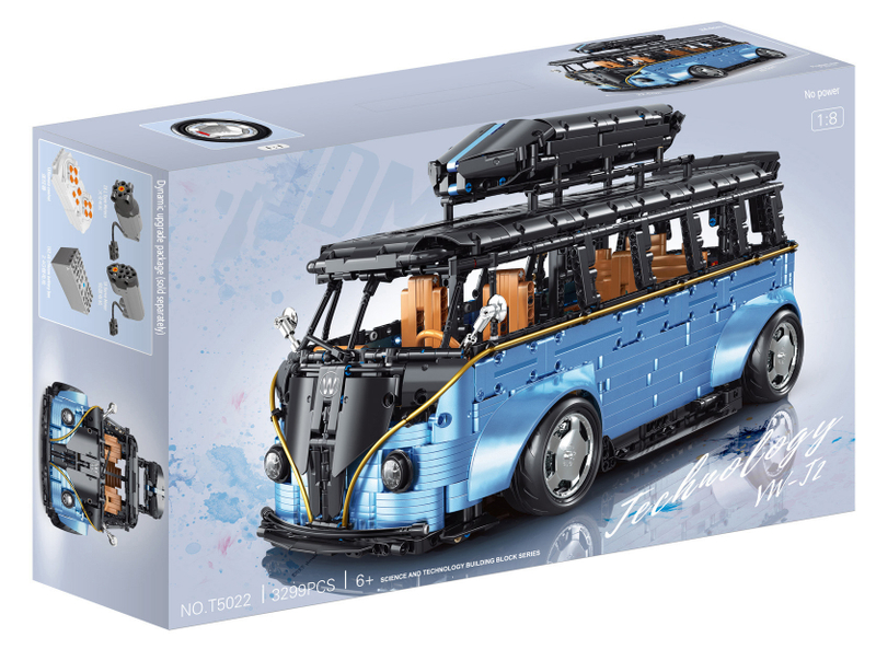 The 1:8 bus belongs to the T2 series building block set