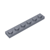 Compatible with 3666 small particle building block accessories, low 1-6 point base plate bottom plate MOC