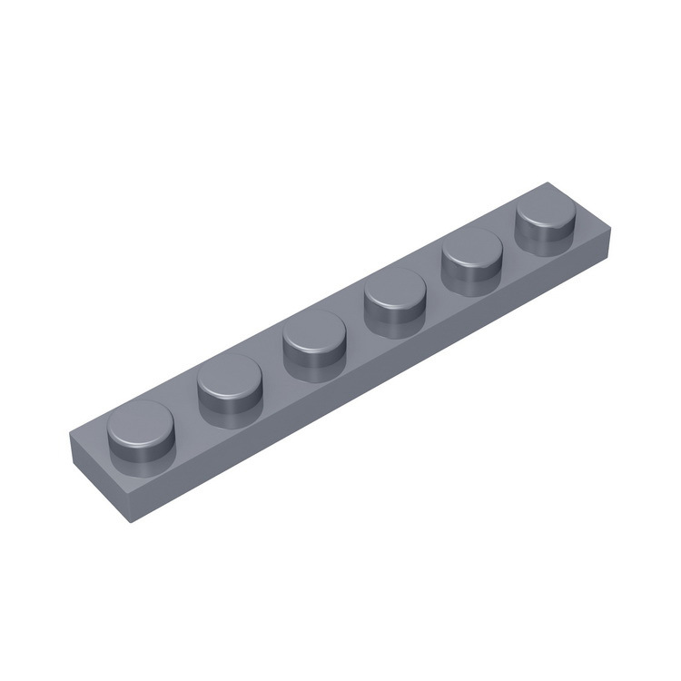 Compatible with 3666 small particle building block accessories, low 1-6 point base plate bottom plate MOC