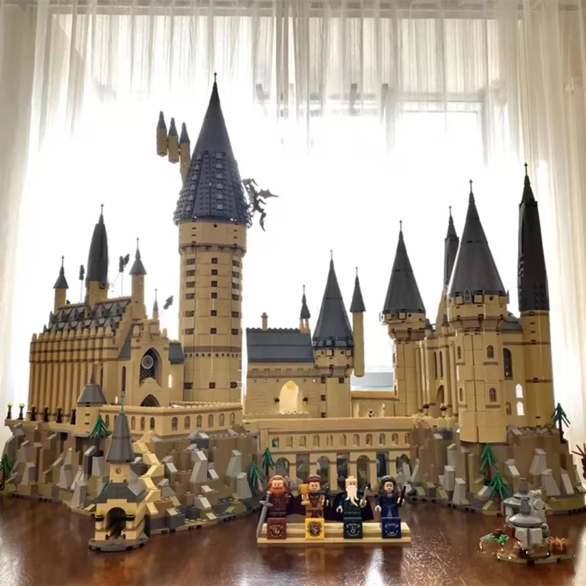 Bebricks 71043 Hogwarts Castle Building blocks for kids Harry Potter Sieries building bricks toy for children gift